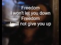 George Michael - Freedom with lyrics