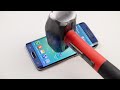 Samsung Galaxy S6 Edge Hammer & Knife Scratch Test